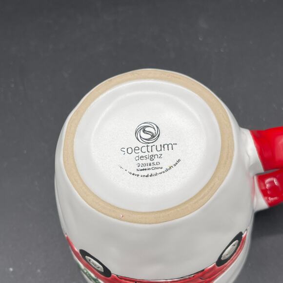 Christmas Coffee Mug Little Red Truck With A Tree Spectrum Designz 17 oz. EUC - Picture 5 of 7